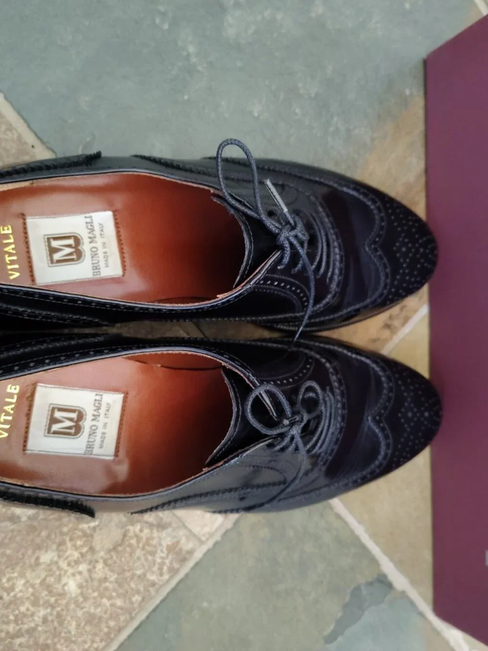 New Bruno Magli Oxford Shoe Lace up Derby
